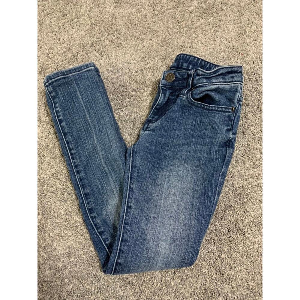 Armani Exchange Girls 8A Distressed Skinny Jeans